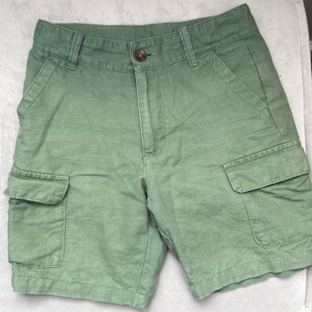 Green Janie and Jack Cargo Shorts - Size 6